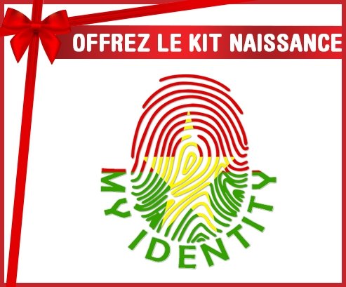kit naissance bébé personnalisé Empreinte My Identity Burkina Faso