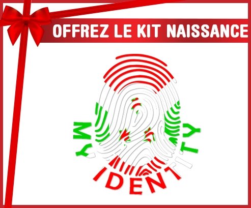 kit naissance bébé personnalisé Empreinte My Identity Burundi