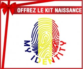 kit naissance bébé personnalisé Empreinte My Identity Tchad