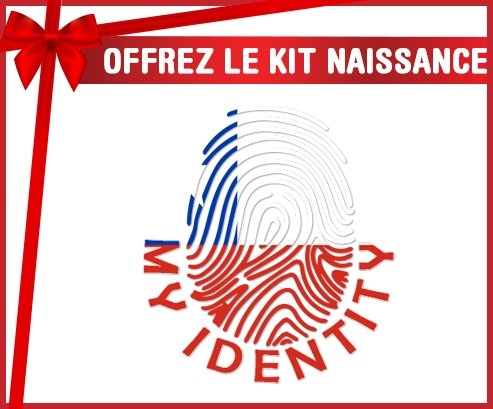 kit naissance bébé personnalisé Empreinte My Identity Chili