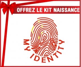 kit naissance bébé personnalisé Empreinte My Identity Chine