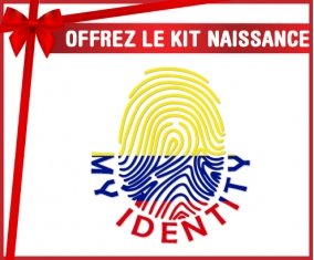 kit naissance bébé personnalisé Empreinte My Identity Colombie
