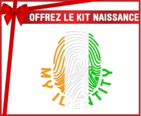 kit naissance bébé personnalisé Empreinte My Identity Côte d'Ivoire