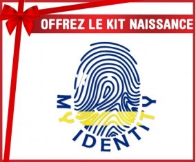 kit naissance bébé personnalisé Empreinte My Identity Curacao