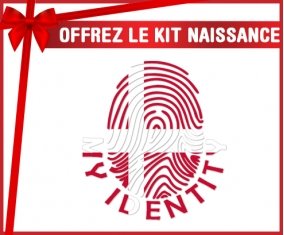 kit naissance bébé personnalisé Empreinte My Identity Danemark