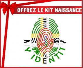 kit naissance bébé personnalisé Empreinte My Identity Dominique