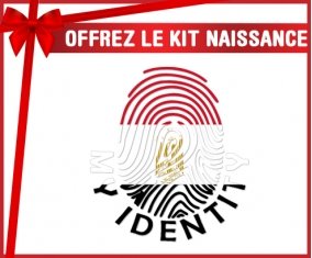 kit naissance bébé personnalisé Empreinte My Identity Egypte