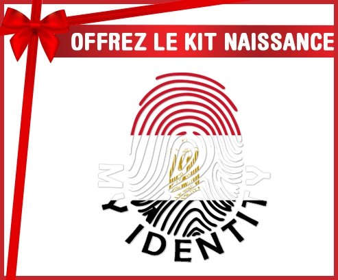 kit naissance bébé personnalisé Empreinte My Identity Egypte