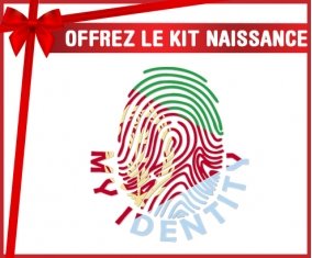 kit naissance bébé personnalisé Empreinte My Identity Érythrée