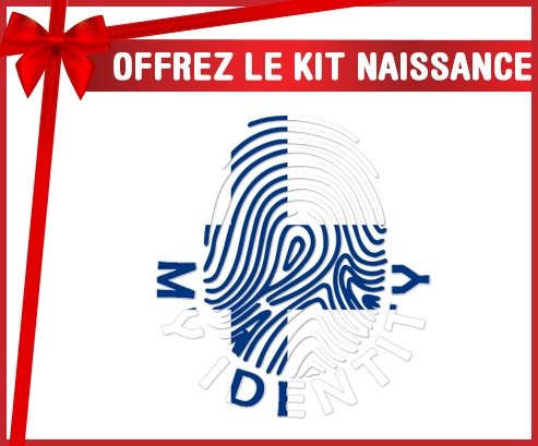 kit naissance bébé personnalisé Empreinte My Identity Finlande