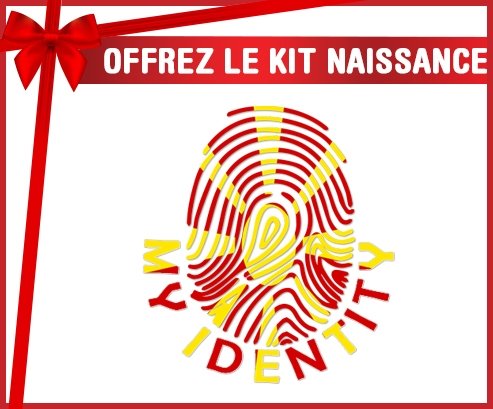 kit naissance bébé personnalisé Empreinte My Identity Macédoine du Nord