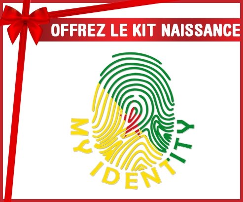 kit naissance bébé personnalisé Empreinte My Identity Guyane Française