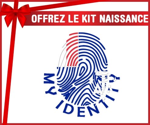 kit naissance bébé personnalisé Empreinte My Identity Terres australes françaises