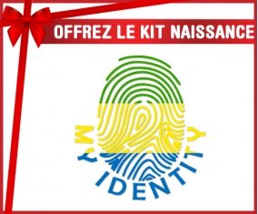 kit naissance bébé personnalisé Empreinte My Identity Gabon