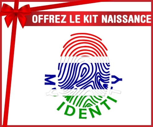 kit naissance bébé personnalisé Empreinte My Identity Gambie