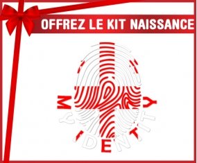 kit naissance bébé personnalisé Empreinte My Identity Géorgie