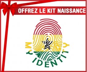 kit naissance bébé personnalisé Empreinte My Identity Ghana
