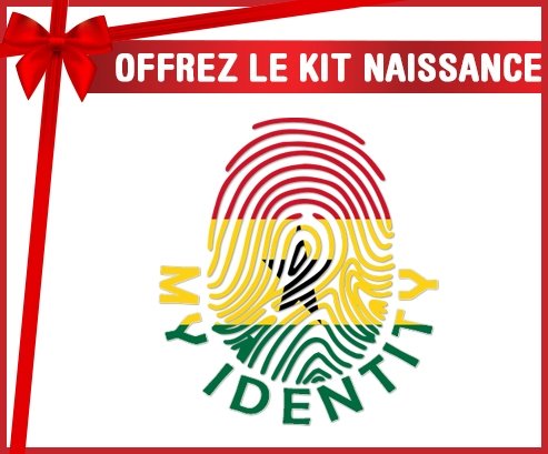 kit naissance bébé personnalisé Empreinte My Identity Ghana