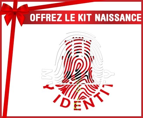 kit naissance bébé personnalisé Empreinte My Identity Gibraltar