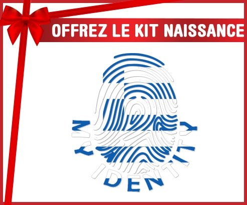 kit naissance bébé personnalisé Empreinte My Identity Grèce
