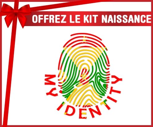 kit naissance bébé personnalisé Empreinte My Identity Grenade