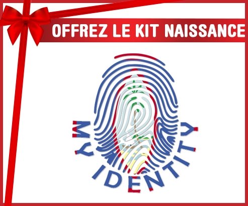 kit naissance bébé personnalisé Empreinte My Identity Guam