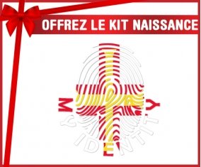 kit naissance bébé personnalisé Empreinte My Identity Guernesey