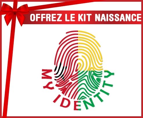 kit naissance bébé personnalisé Empreinte My Identity Guinée