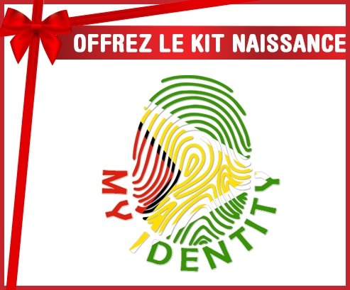 kit naissance bébé personnalisé Empreinte My Identity Guyane