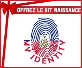 kit naissance bébé personnalisé Empreinte My Identity Haïti
