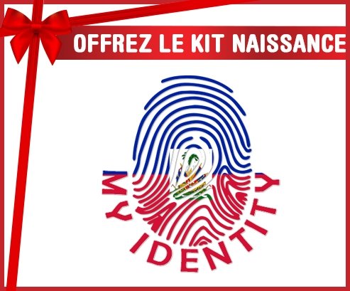 kit naissance bébé personnalisé Empreinte My Identity Haïti
