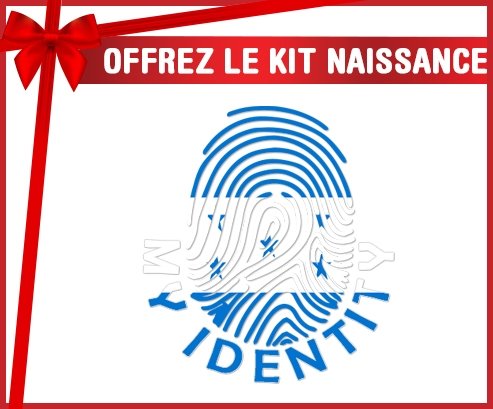 kit naissance bébé personnalisé Empreinte My Identity Honduras
