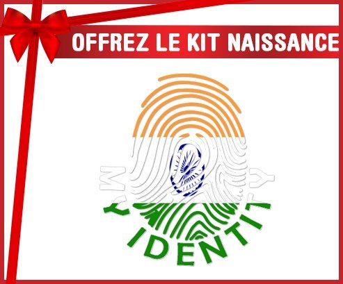 kit naissance bébé personnalisé Empreinte My Identity Inde