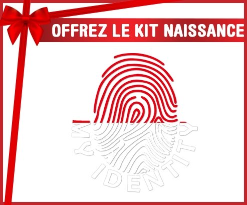 kit naissance bébé personnalisé Empreinte My Identity Indonésie