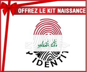 kit naissance bébé personnalisé Empreinte My Identity Irak