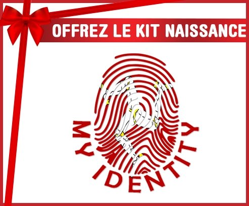 kit naissance bébé personnalisé Empreinte My Identity Île de Man