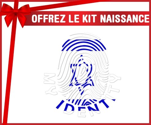 kit naissance bébé personnalisé Empreinte My Identity Israël