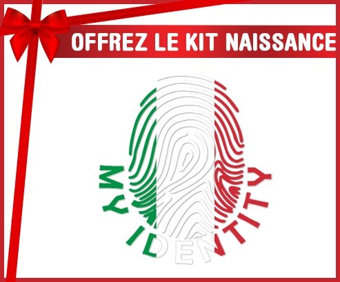 kit naissance bébé personnalisé Empreinte My Identity Italie