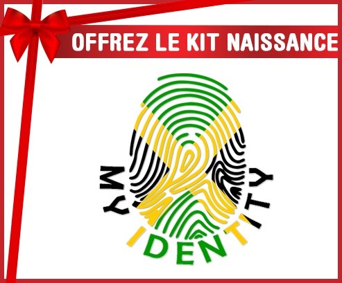 kit naissance bébé personnalisé Empreinte My Identity Jamaïque