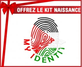 kit naissance bébé personnalisé Empreinte My Identity Jordan
