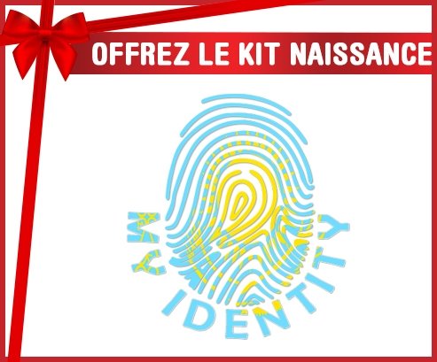 kit naissance bébé personnalisé Empreinte My Identity Kazakhstan