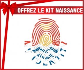 kit naissance bébé personnalisé Empreinte My Identity Kiribati