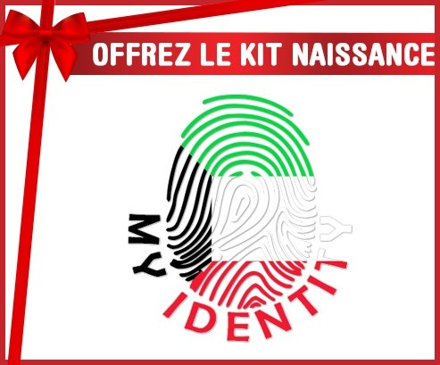 kit naissance bébé personnalisé Empreinte My Identity Koweit
