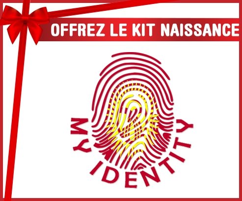 kit naissance bébé personnalisé Empreinte My Identity Kirghizistan