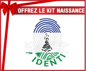 kit naissance bébé personnalisé Empreinte My Identity Lesotho