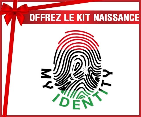 kit naissance bébé personnalisé Empreinte My Identity Libye