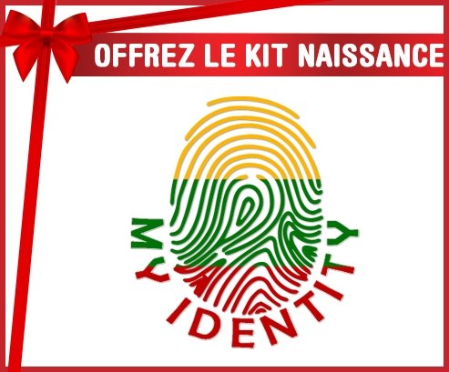 kit naissance bébé personnalisé Empreinte My Identity Lituanie