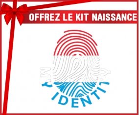 kit naissance bébé personnalisé Empreinte My Identity Luxembourg