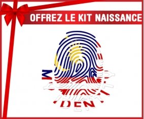 kit naissance bébé personnalisé Empreinte My Identity Malaisie