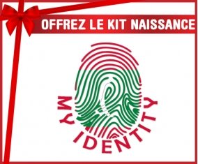 kit naissance bébé personnalisé Empreinte My Identity Maldives